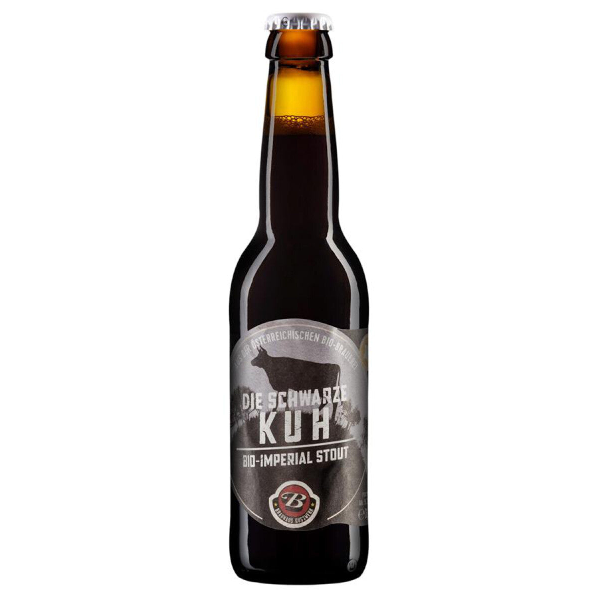 BRAUHAUS GUSSWERK Schwarze Kuh Imperial Stout - 0,33 l