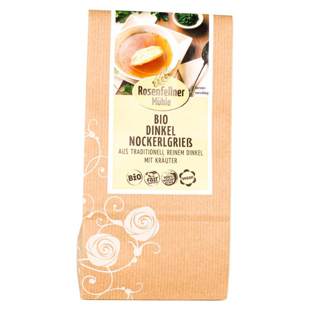 ROSENFELLNER Dinkel Nockerlgrieß m. Kräuter - 250 g