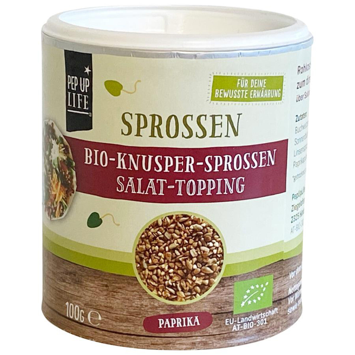PEP UP LIFE Knusper Sprossen Paprika - 100 g