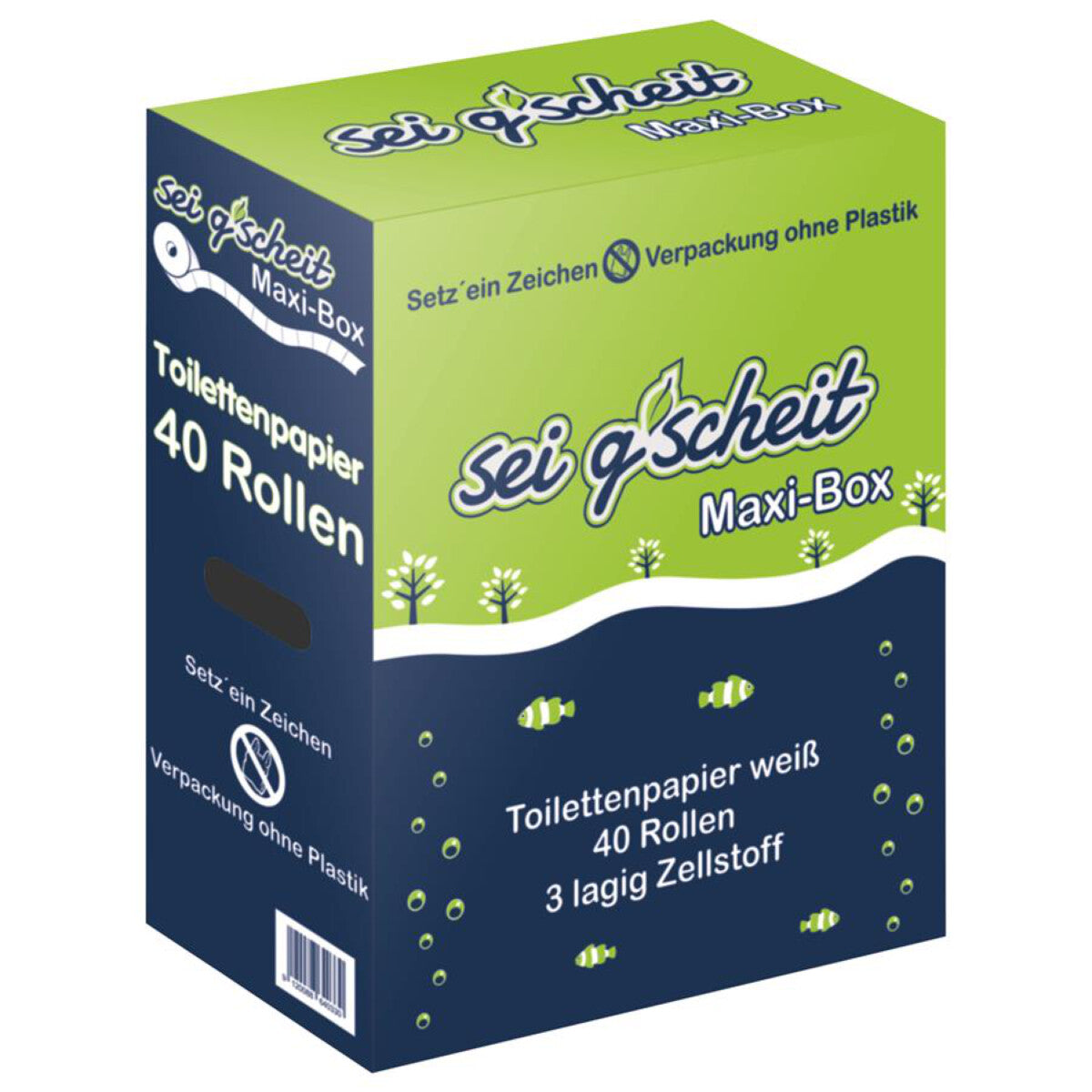 SEI G'SCHEIT Toilettenpapier 3-lagig - 40 Rollen