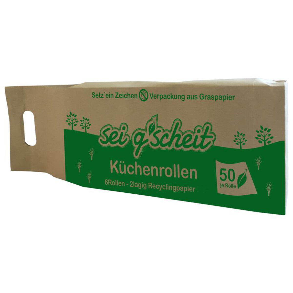 SEI G'SCHEIT Küchenrollen 2-lagig - 6 Rollen