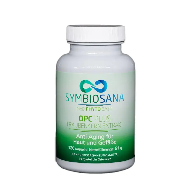 SYMBIOSANA OPC Plus Traubenkernextrakt - 120 Kapseln