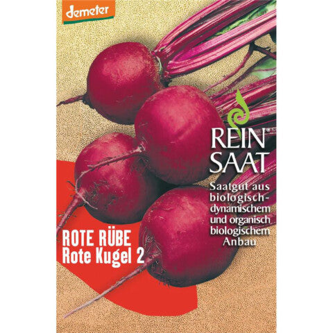 REINSAAT Rote Rüben rote Kugel - 1 Beutel 